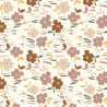 Printed Popelin FOLIE Ecru / Natural Multicolored